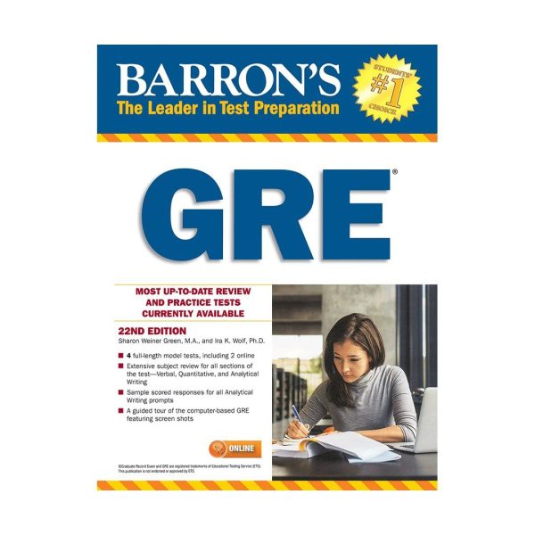 کتاب Barrons GRE 22nd Edition